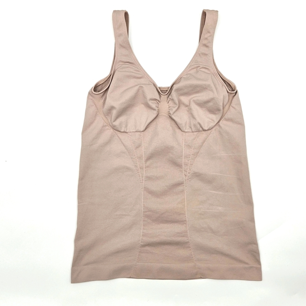 Seamless Essentials Body Wear By Novelle Seamless Beige Shapewear Tank Top Large